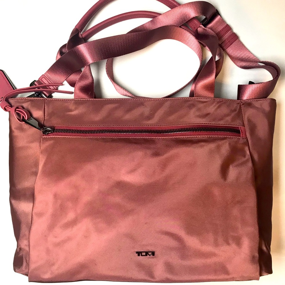EUC TUMI Laptop Tote in Dusty Rose